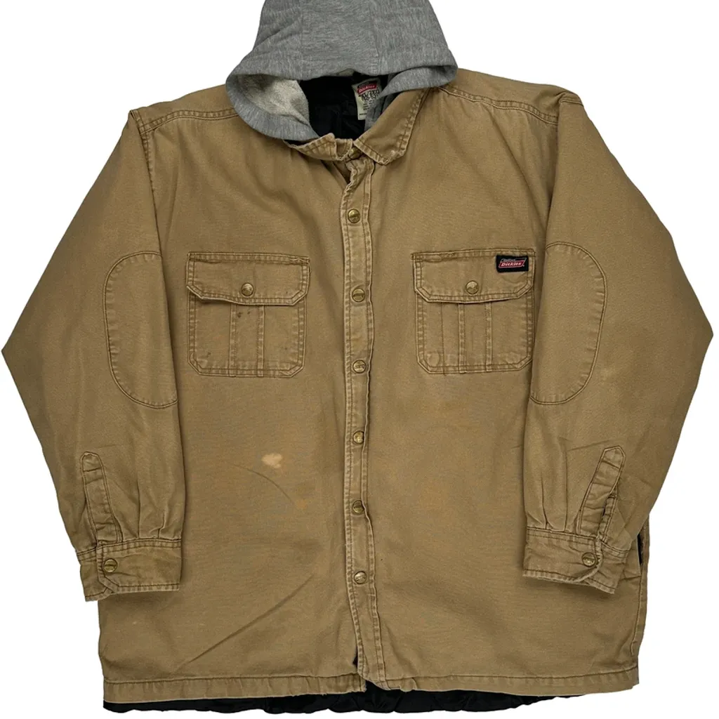 Dickies Shirt Jacket - 2XL Brown Cotton - Image 4