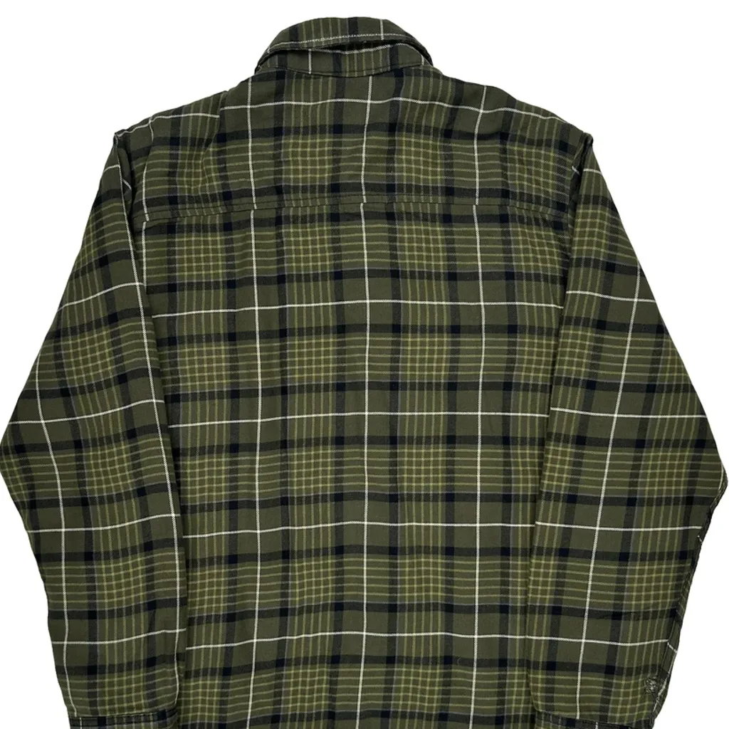 Dickies Checked Jacket - Large Green Cotton - Image 7