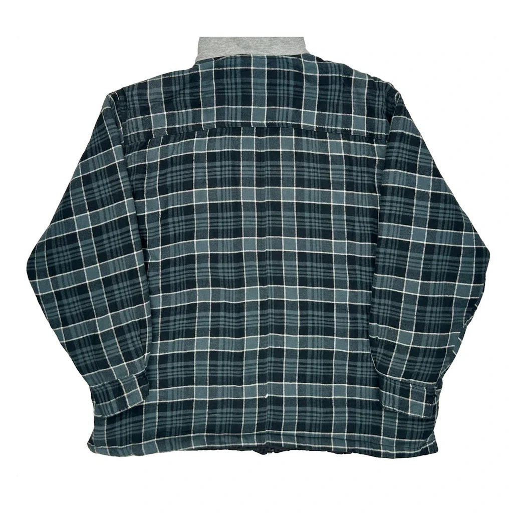 Dickies Checked Jacket - XL Green Cotton - Image 2