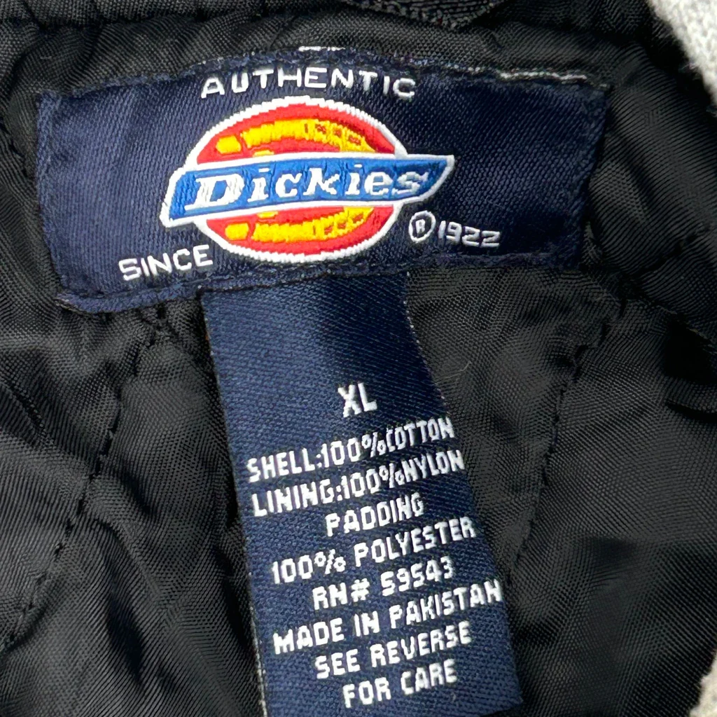 Dickies Checked Jacket - XL Green Cotton - Image 3