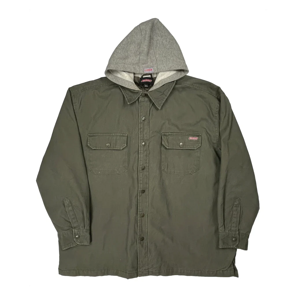 Dickies Workwear Jacket - XL Green Cotton