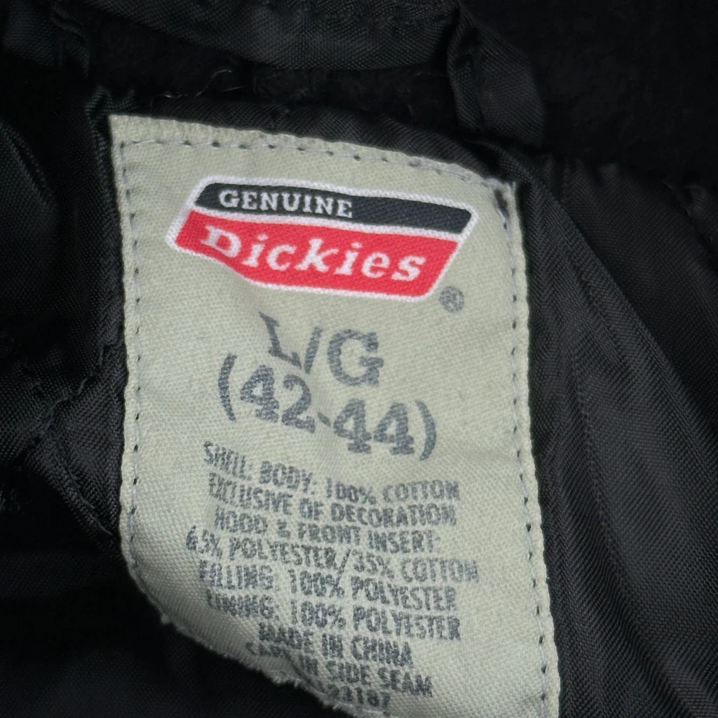 Dickies Checked Jacket - Large Grey Cotton - Image 3