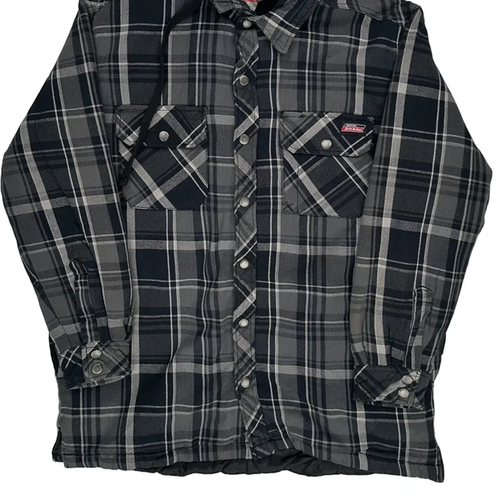 Dickies Checked Jacket - Large Grey Cotton - Image 4