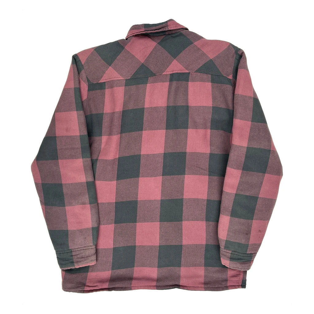 Dickies Checked Shirt Jacket - Large Grey Cotton - Image 2