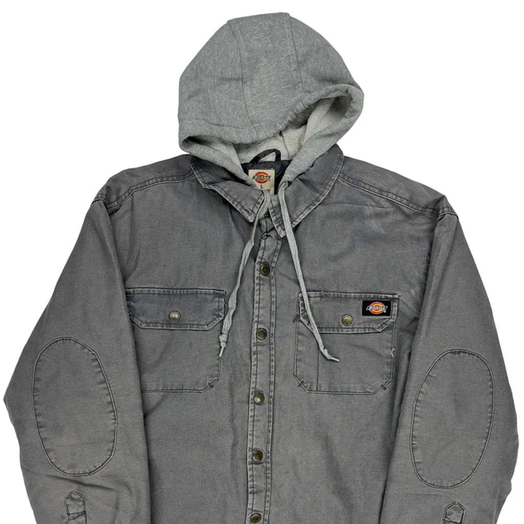 Dickies Shirt Jacket - Large Grey Cotton - Image 4