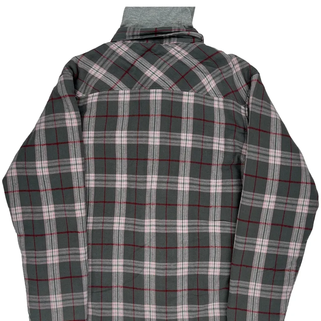 Dickies Checked Shirt Jacket - Large Grey Cotton - Image 7