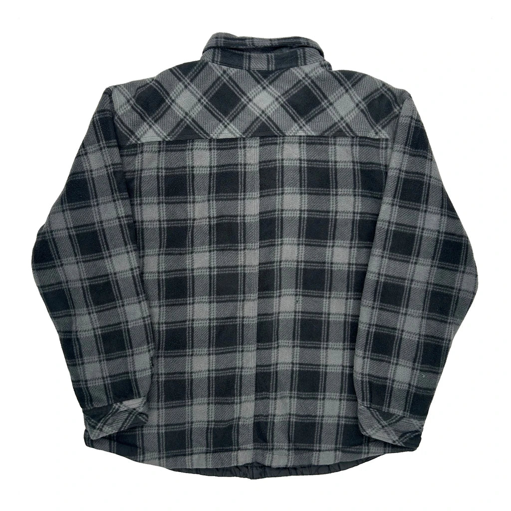 Dickies Checked Jacket - XL Grey Polyester - Image 2