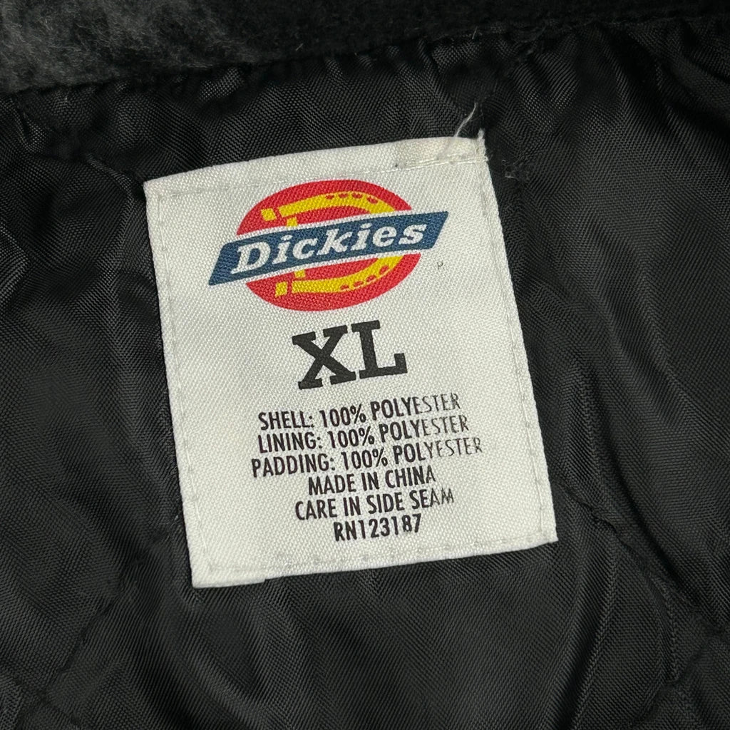 Dickies Checked Jacket - XL Grey Polyester - Image 3