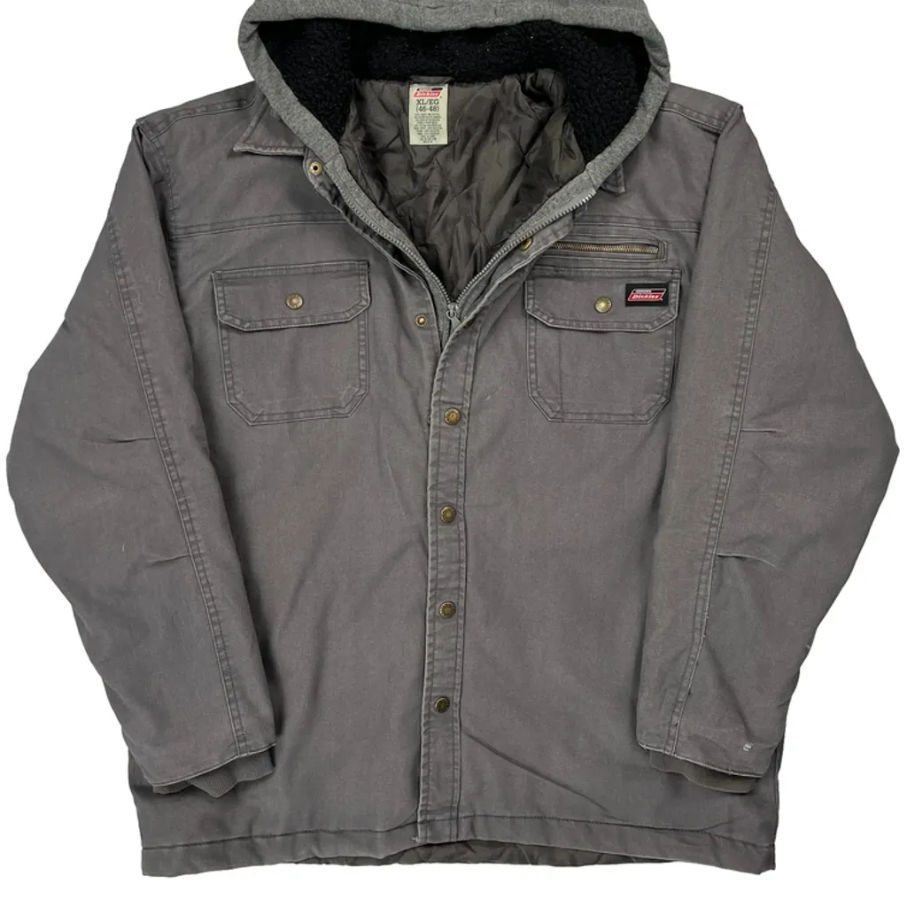 Dickies Workwear Jacket - XL Grey Cotton Blend - Image 4
