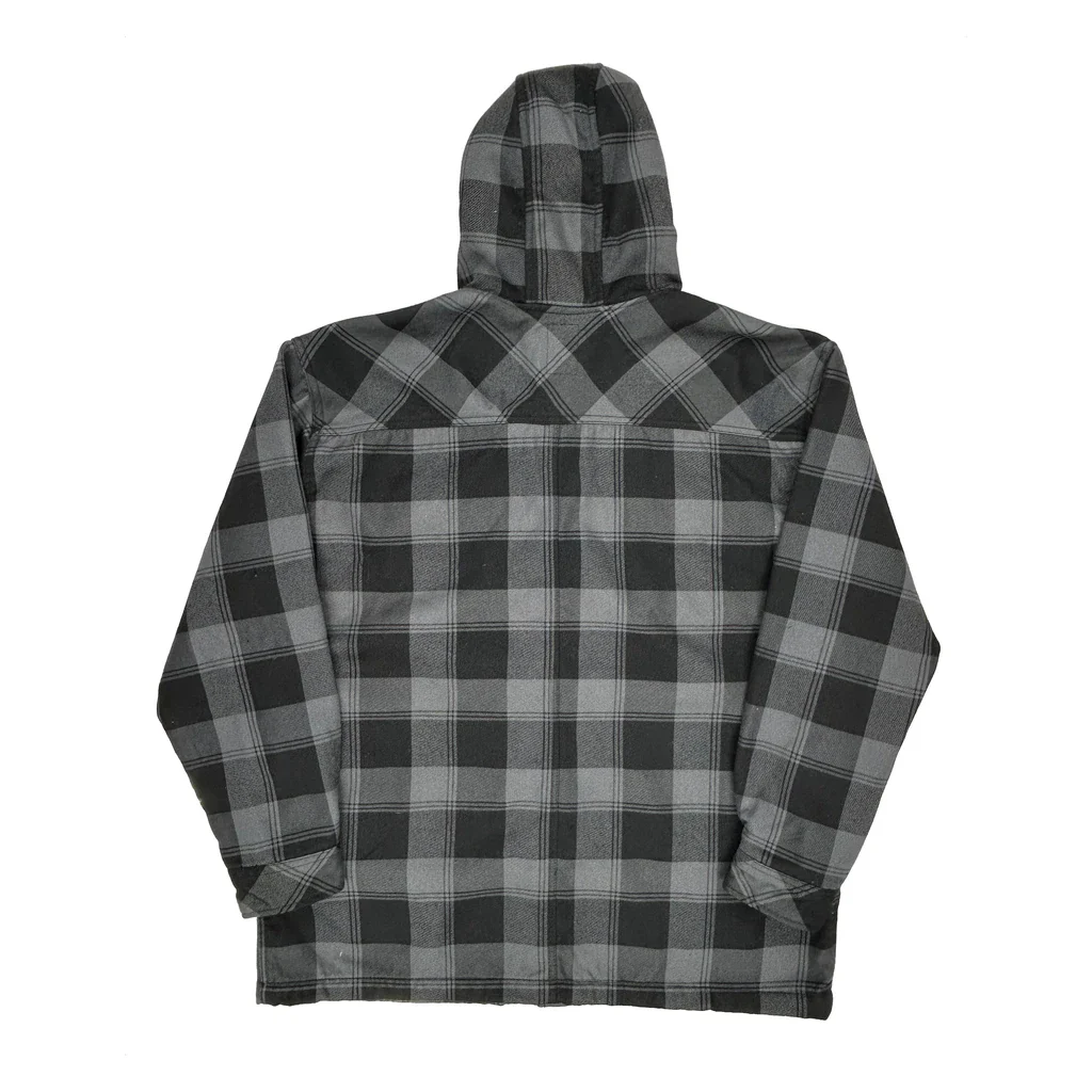 Dickies Checked Jacket - 2XL Grey Polyester - Image 2