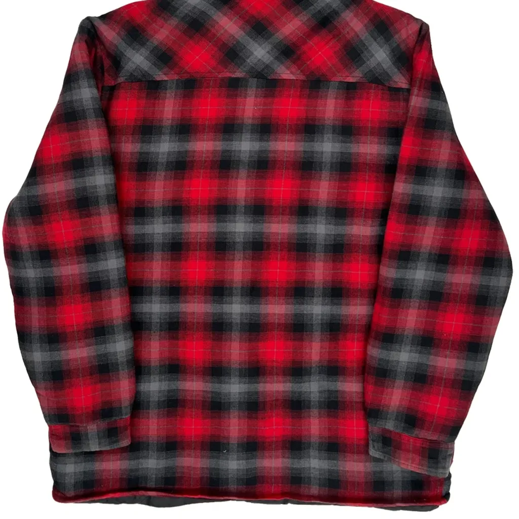 Dickies Checked Shirt Jacket - Large Red Cotton - Image 7