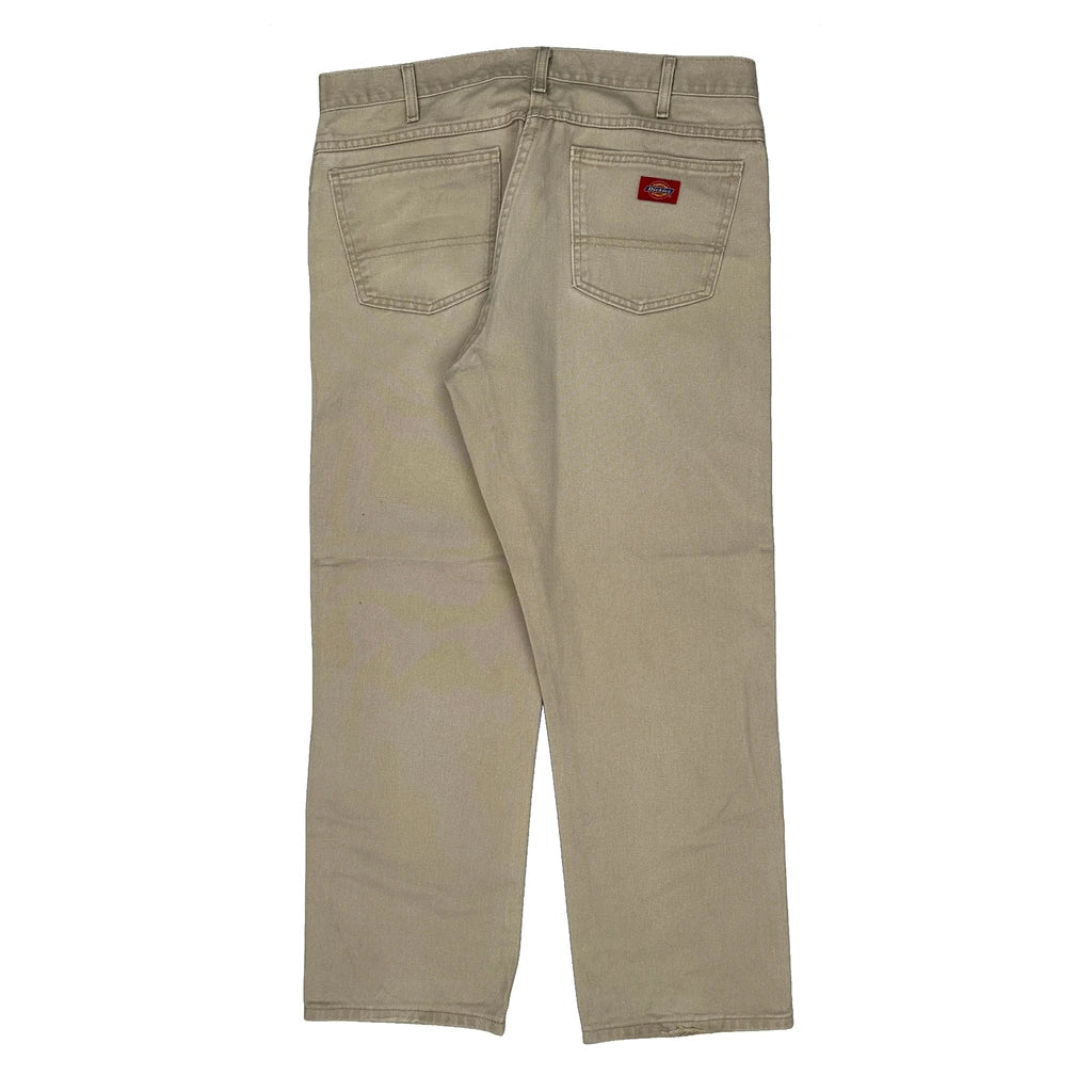 Dickies Jeans - 34W 30L Beige Cotton