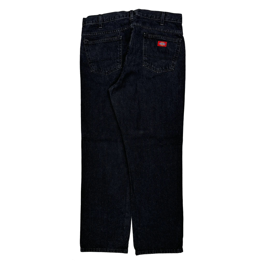 Dickies Jeans - 36W 32L Black Cotton