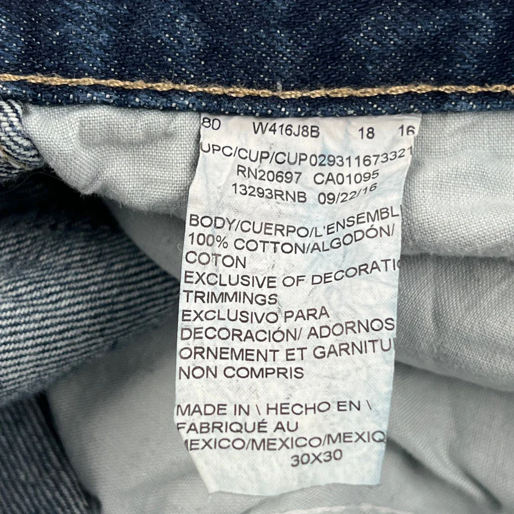 Dickies Jeans - 29W 30L Blue Cotton - Image 6