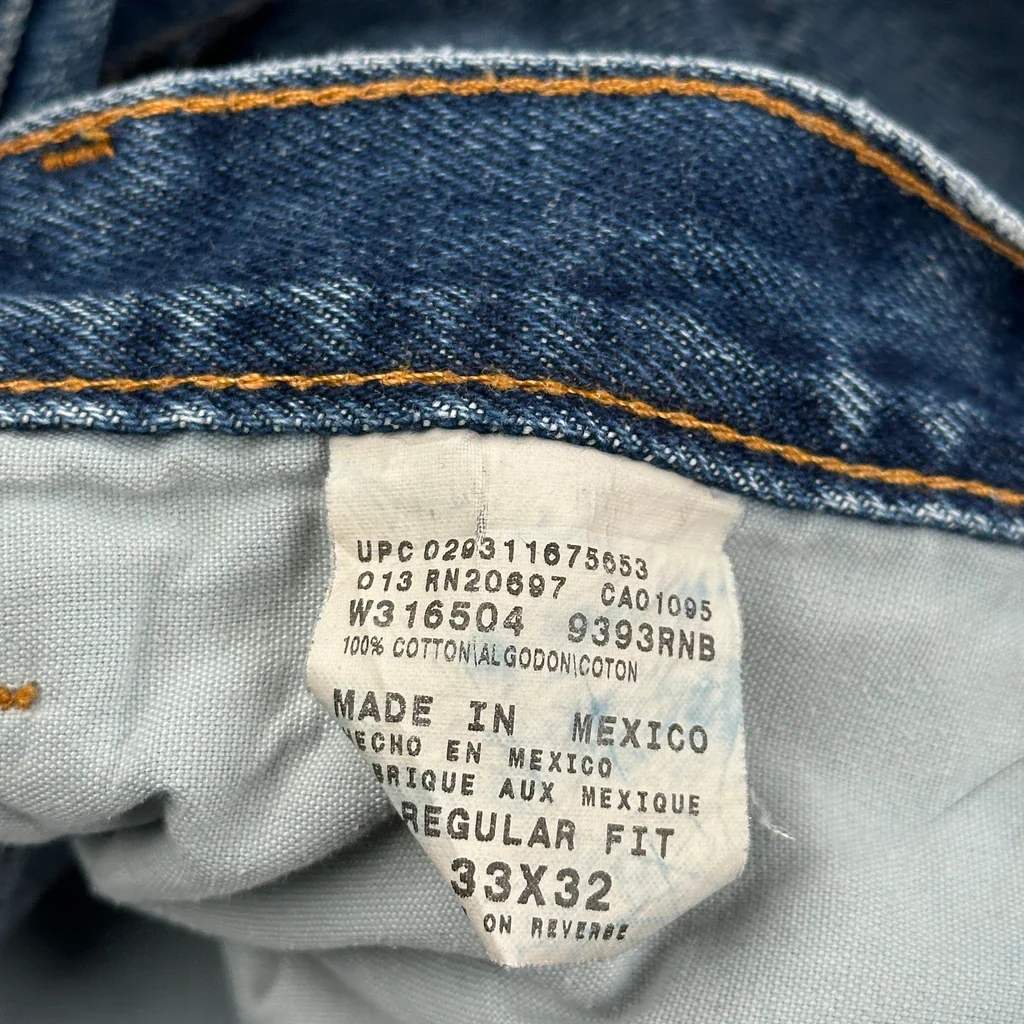 Dickies Jeans - 33W 32L Blue Cotton - Image 6