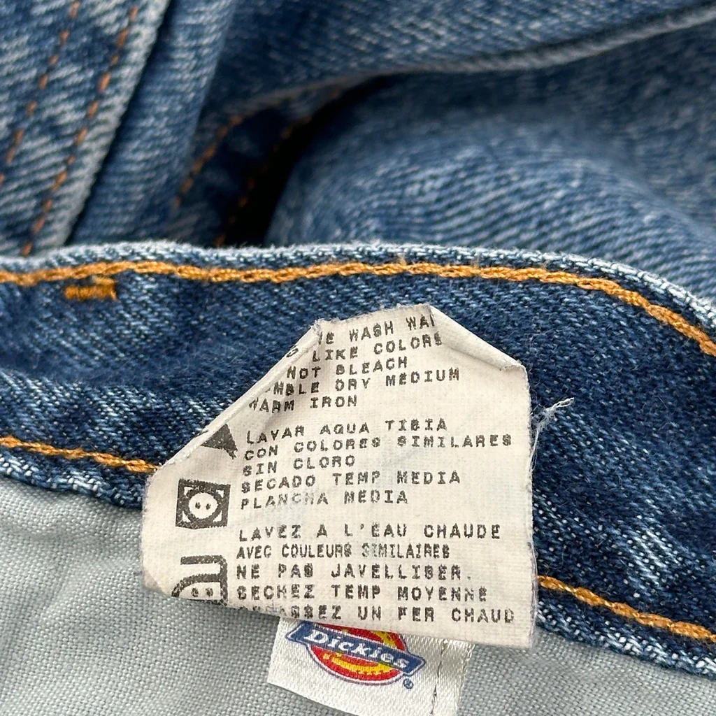 Dickies Jeans - 33W 32L Blue Cotton - Image 7