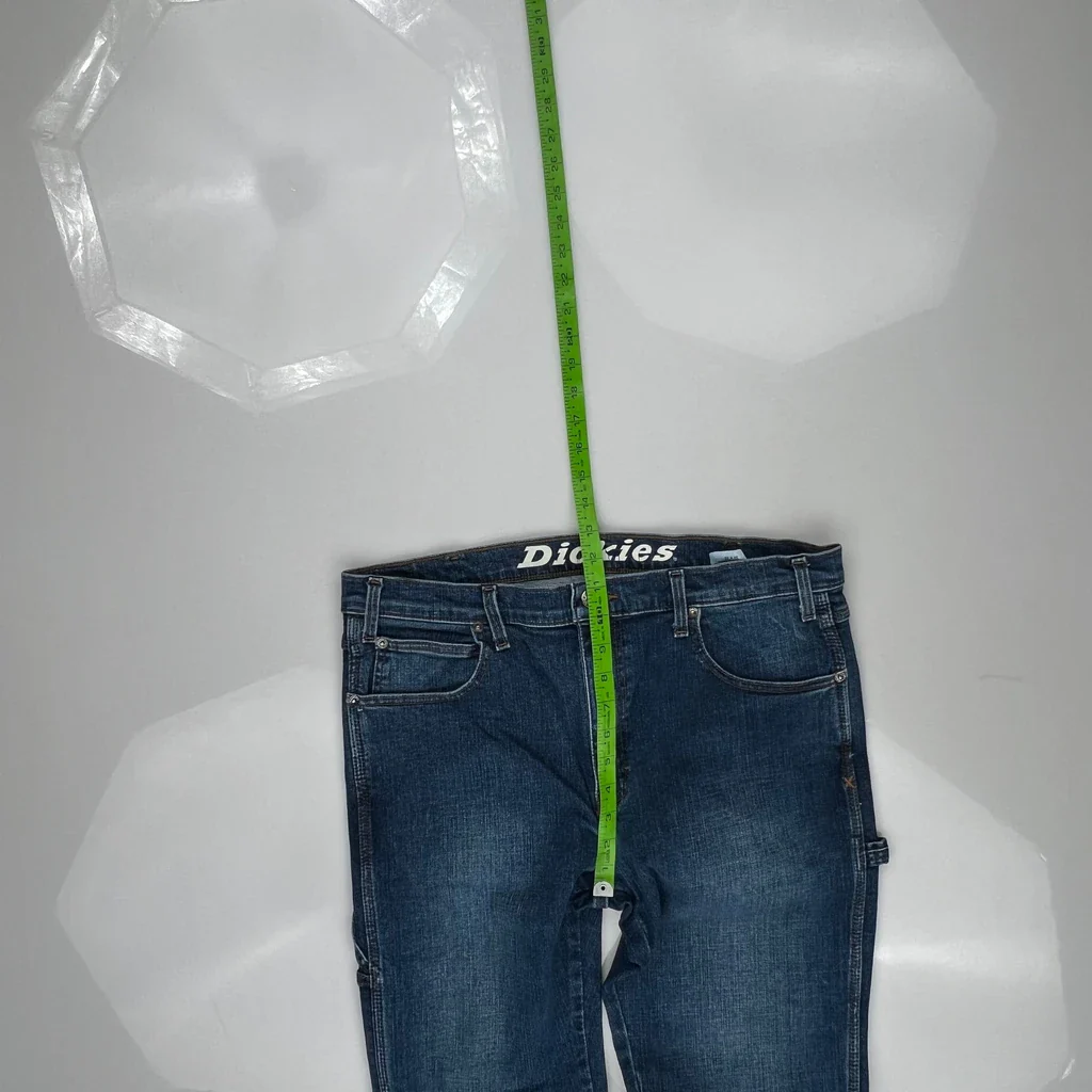 Dickies Slim Jeans - 34W 32L Blue Cotton Blend - Image 4