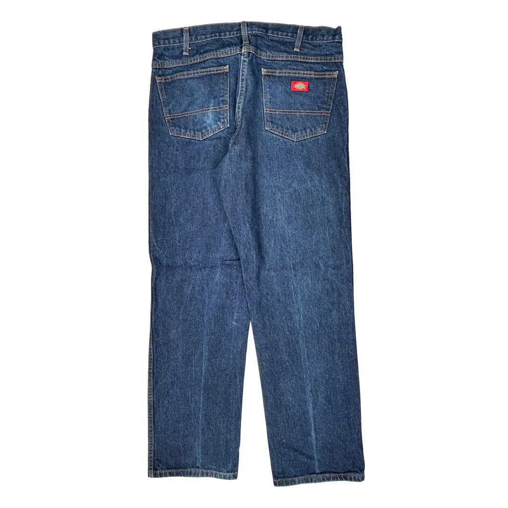 Dickies Jeans - 36W 32L Blue Cotton