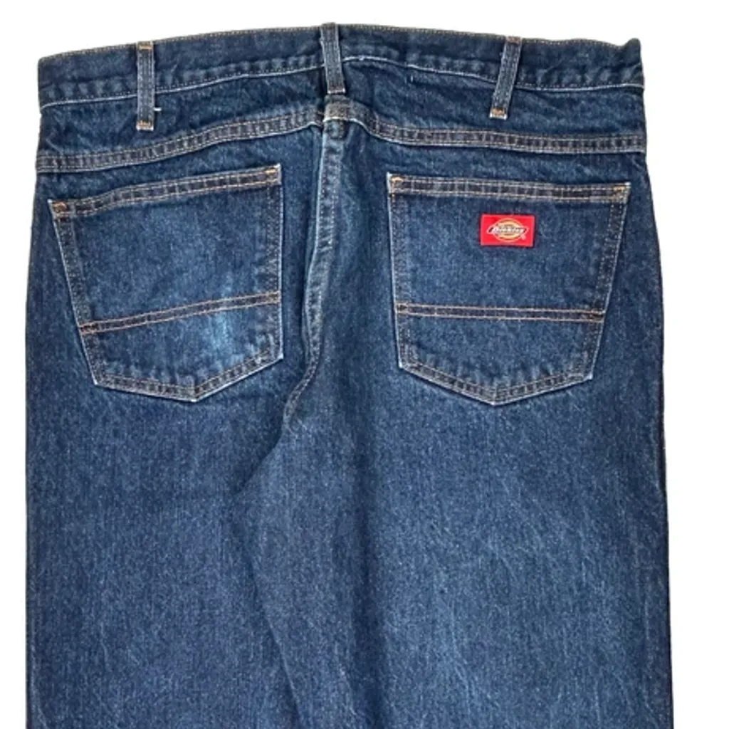 Dickies Jeans - 36W 32L Blue Cotton - Image 9