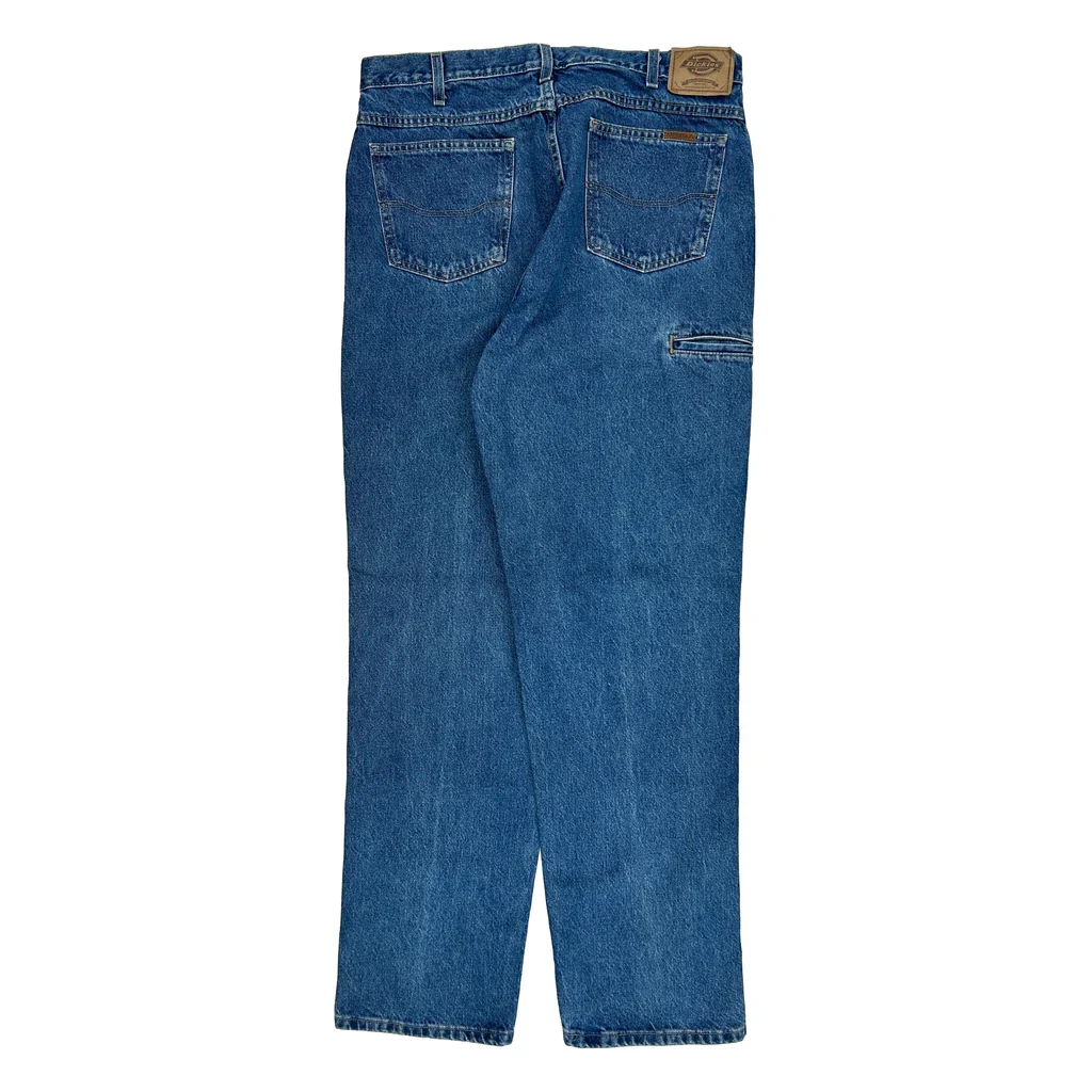 Dickies Jeans - 36W 34L Blue Cotton