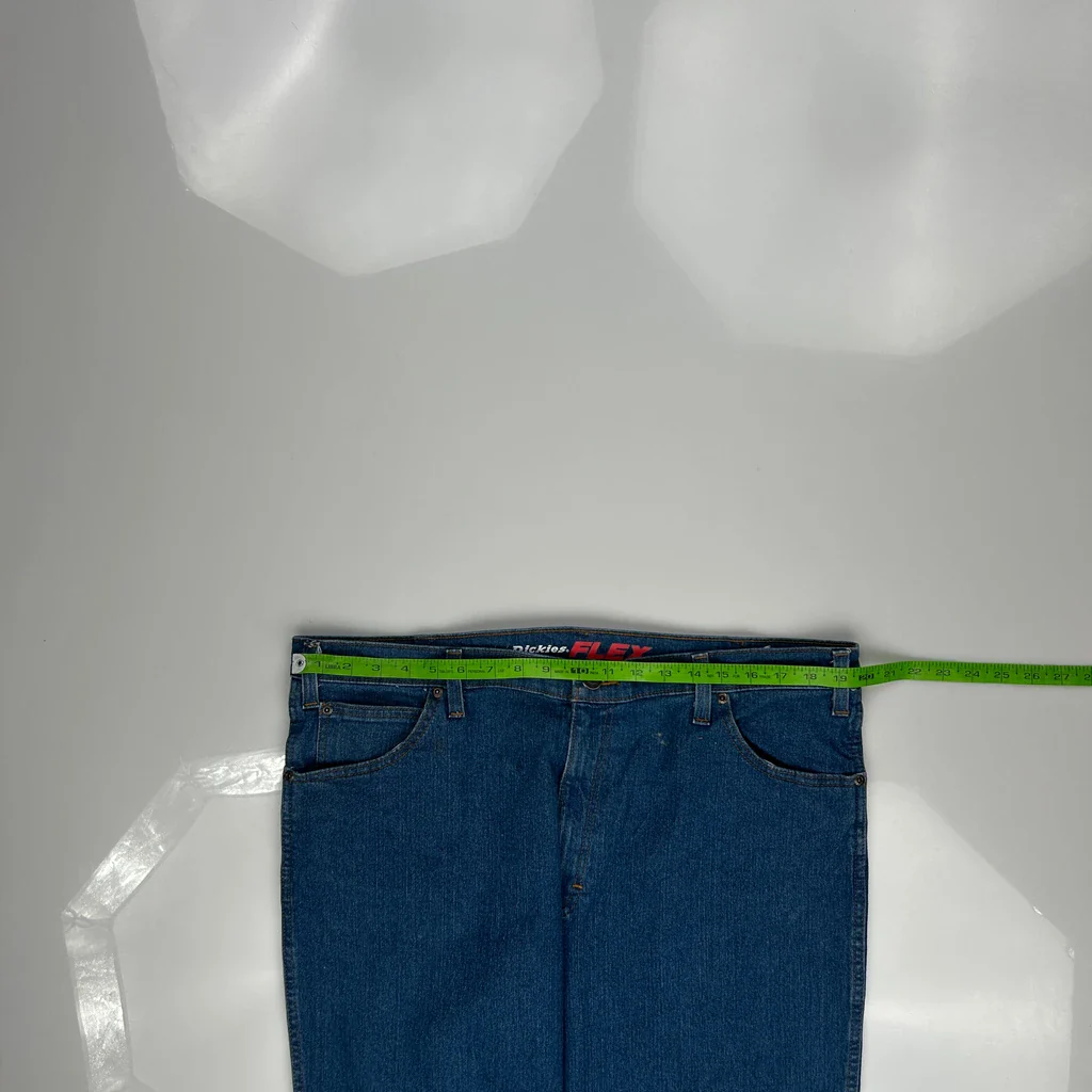 Dickies Jeans - 38W 32L Blue Cotton Blend - Image 3