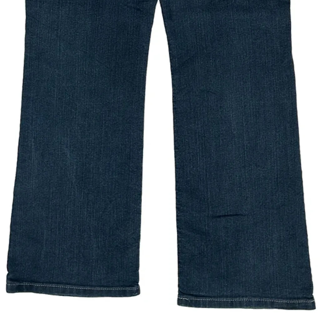 Dickies Boot Cut Jeans - 34W UK 12 Blue Cotton Blend - Image 10