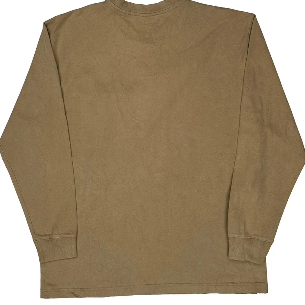 Dickies Long Sleeve T-Shirt - Large Beige Cotton - Image 7