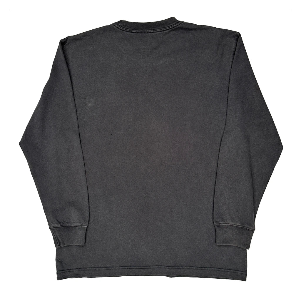 Dickies Long Sleeve T-Shirt - Medium Black Cotton - Image 2