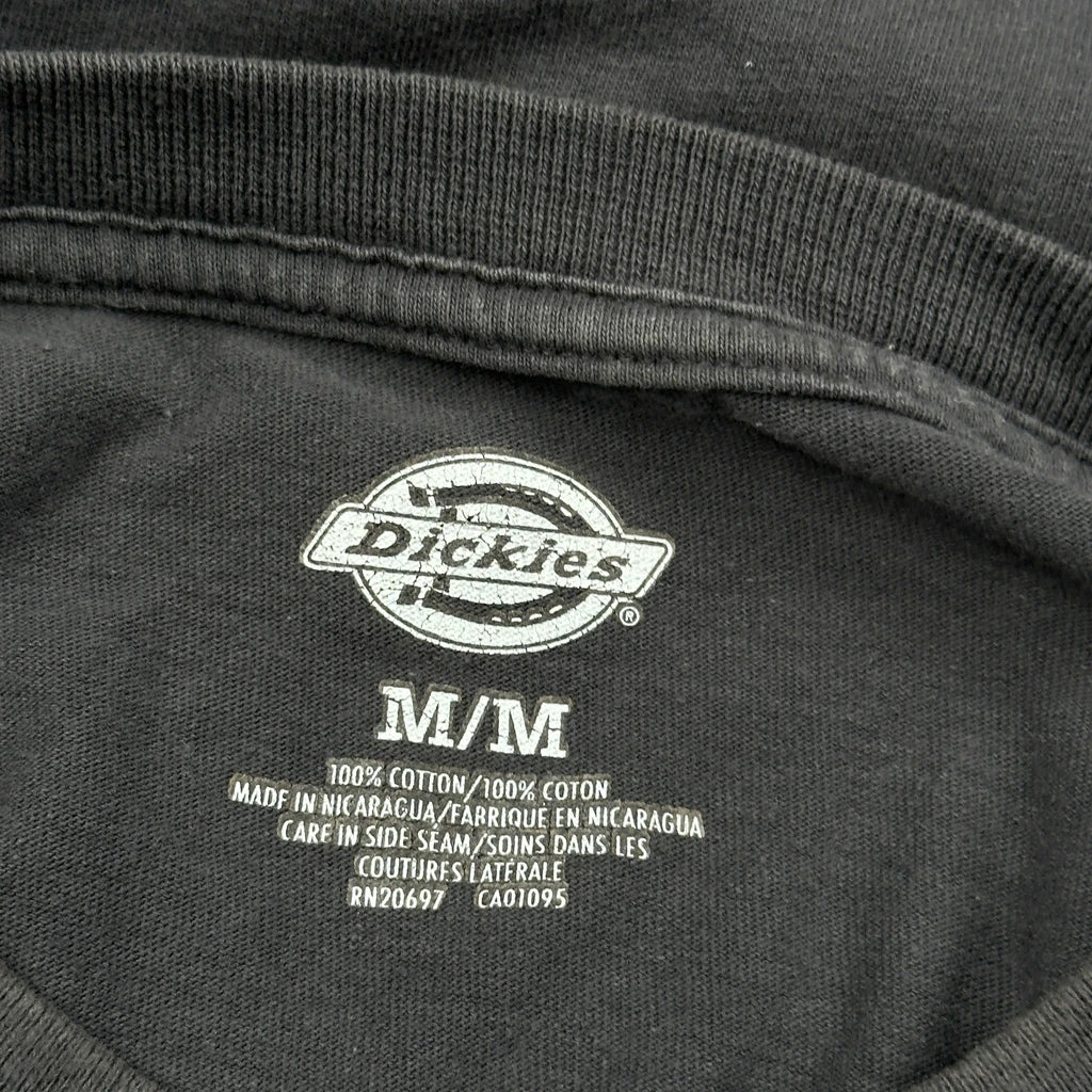 Dickies Long Sleeve T-Shirt - Medium Black Cotton - Image 3