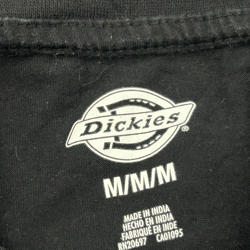 Dickies Long Sleeve T-Shirt - Medium Black Cotton - Image 3