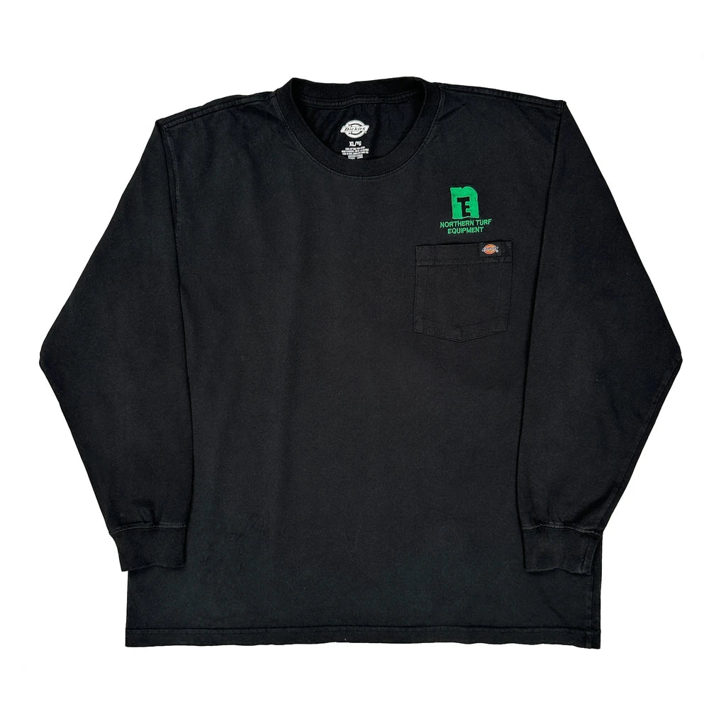 Dickies Long Sleeve T-Shirt - XL Black Cotton