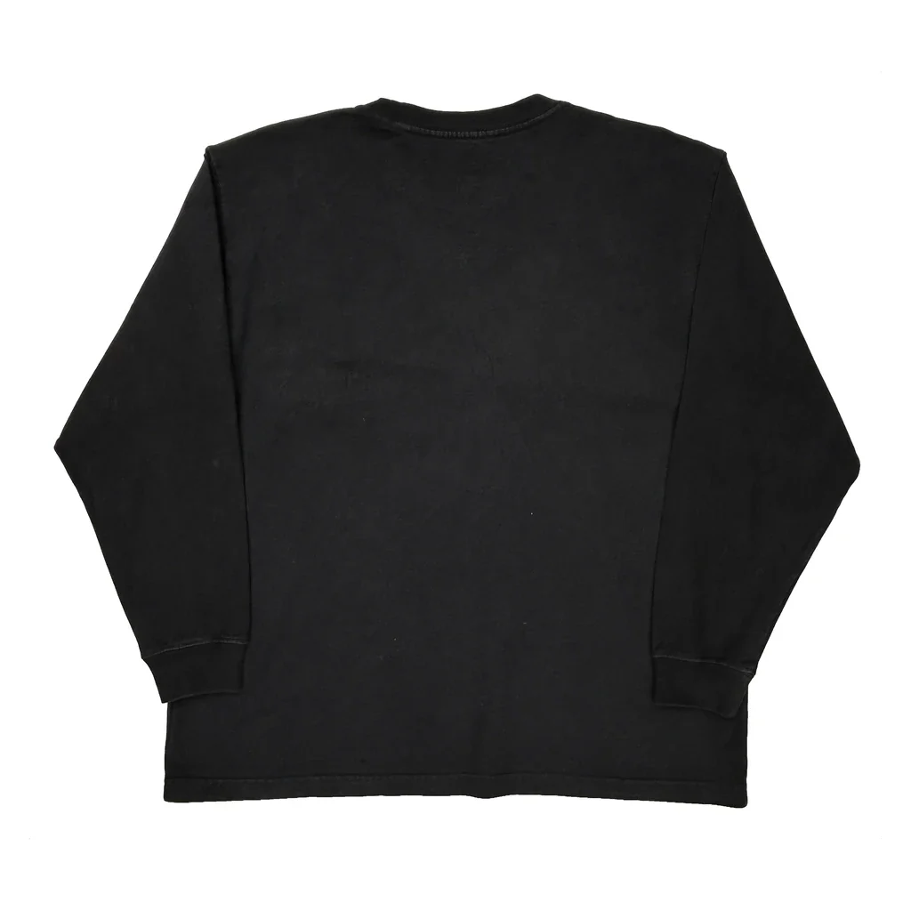 Dickies Long Sleeve T-Shirt - XL Black Cotton - Image 2