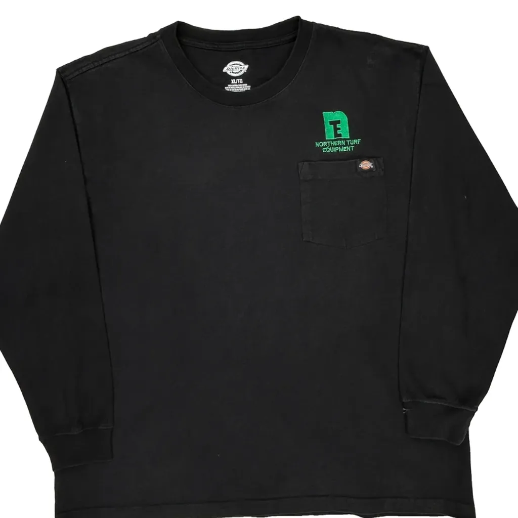 Dickies Long Sleeve T-Shirt - XL Black Cotton - Image 5