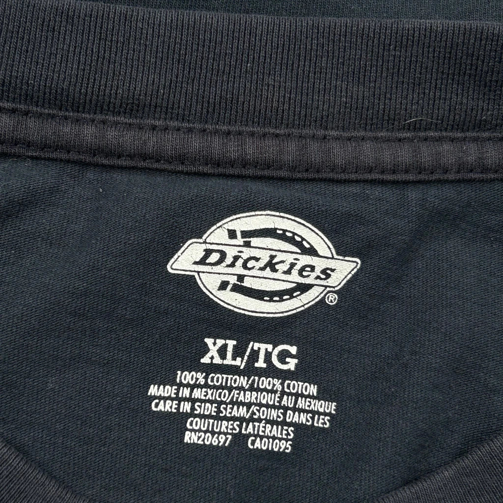 Dickies Long Sleeve T-Shirt - XL Black Cotton - Image 3