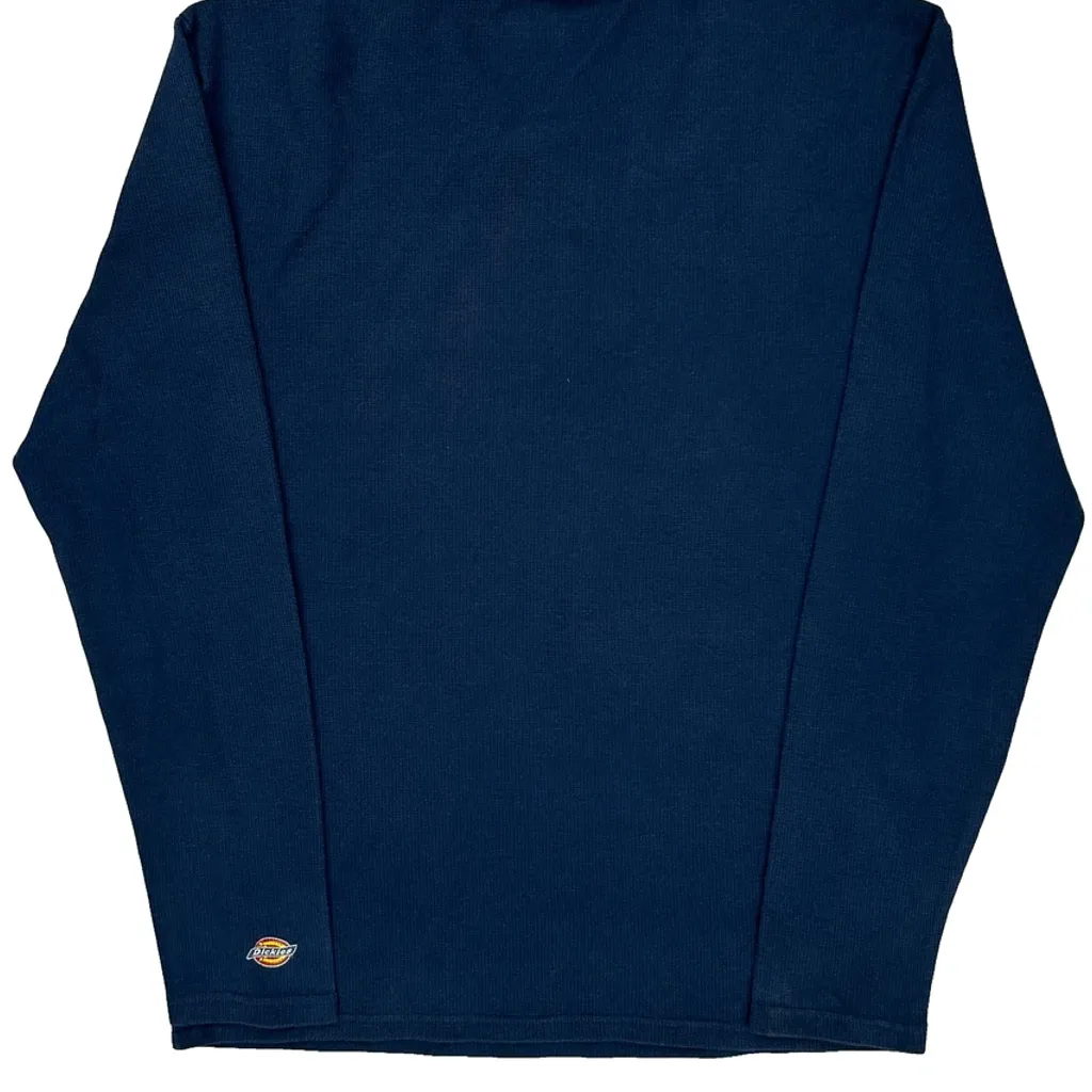 Dickies Long Sleeve T-Shirt - XL Blue Cotton Blend - Image 6