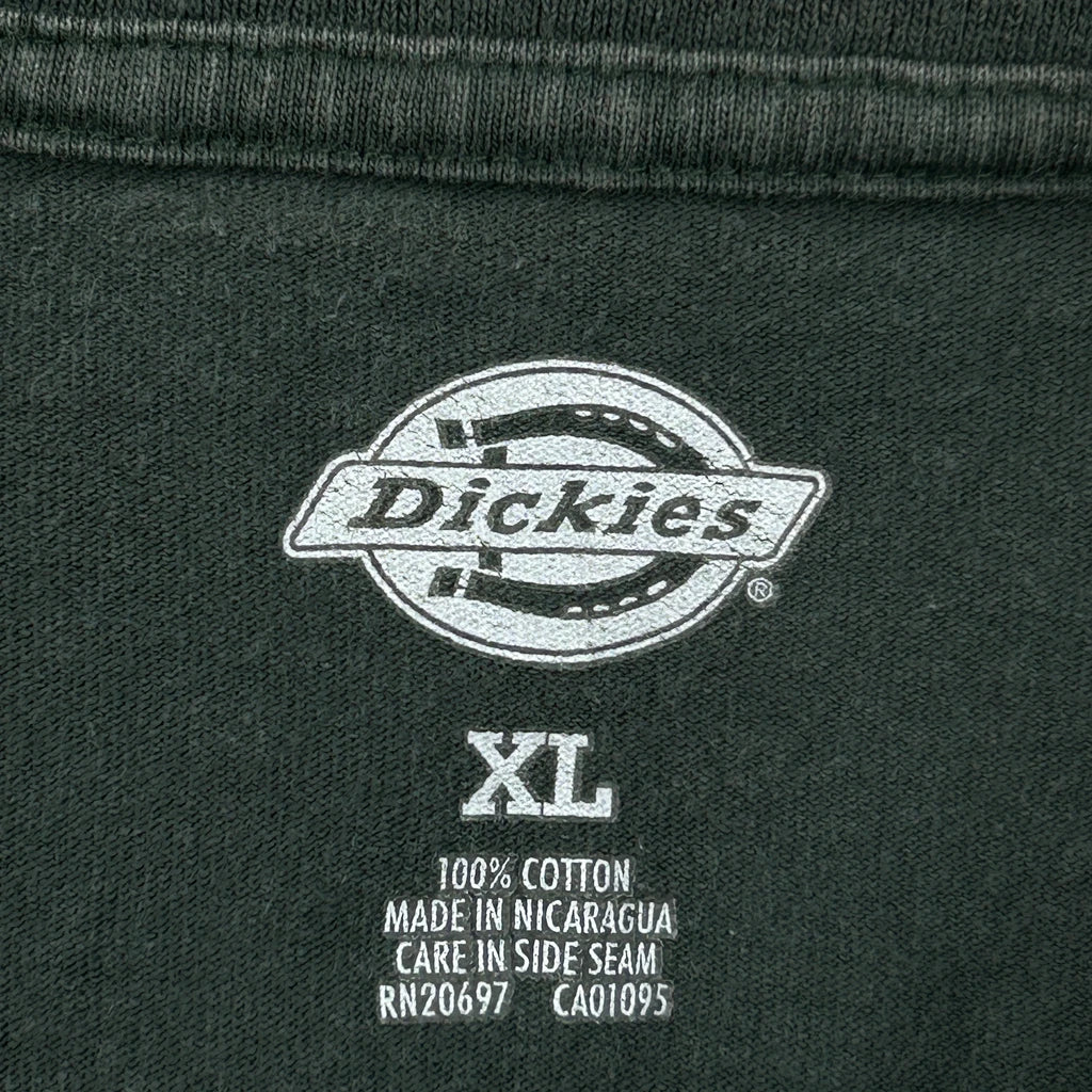 Dickies Long Sleeve T-Shirt - XL Green Cotton - Image 3