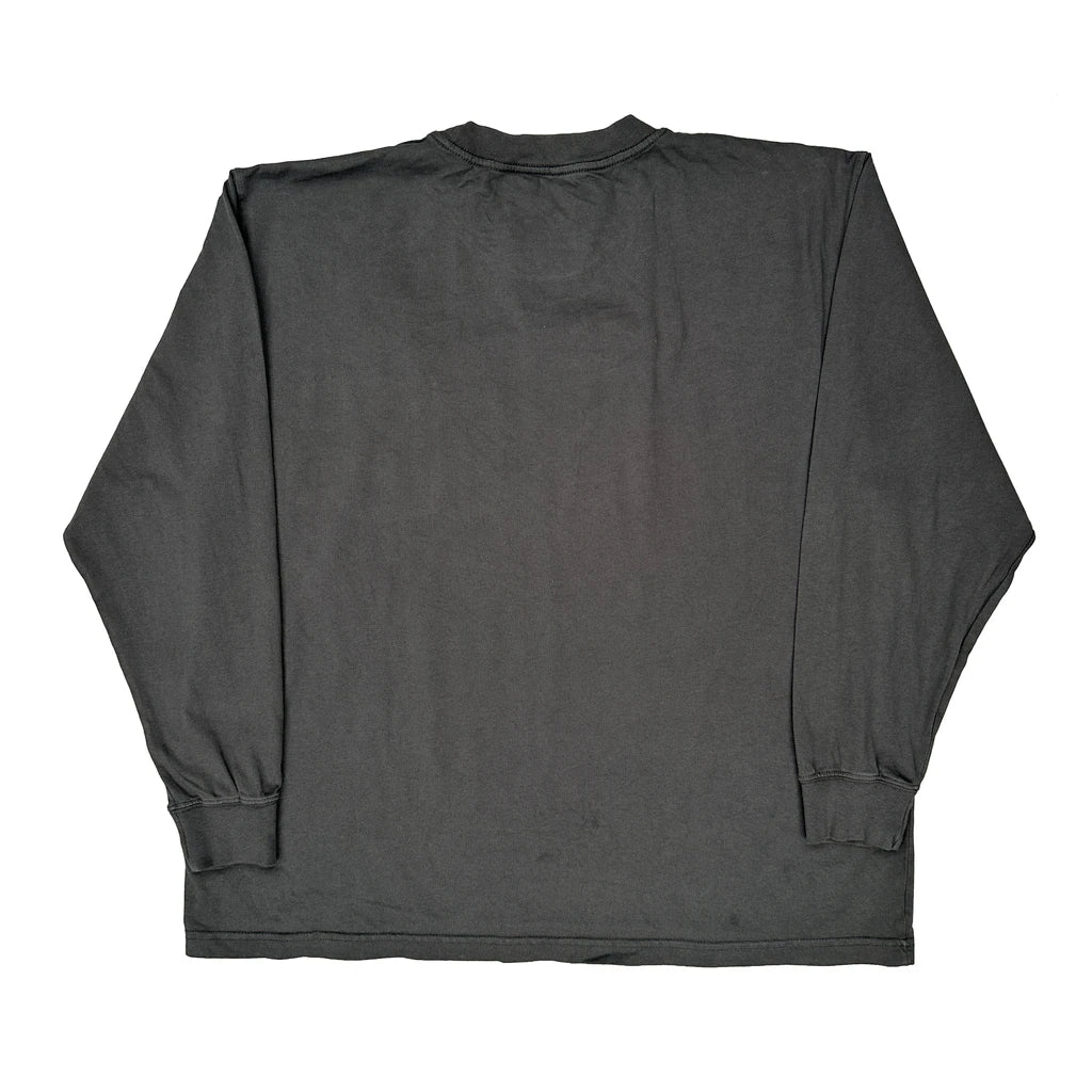 Dickies Long Sleeve T-Shirt - XL Grey Cotton - Image 2