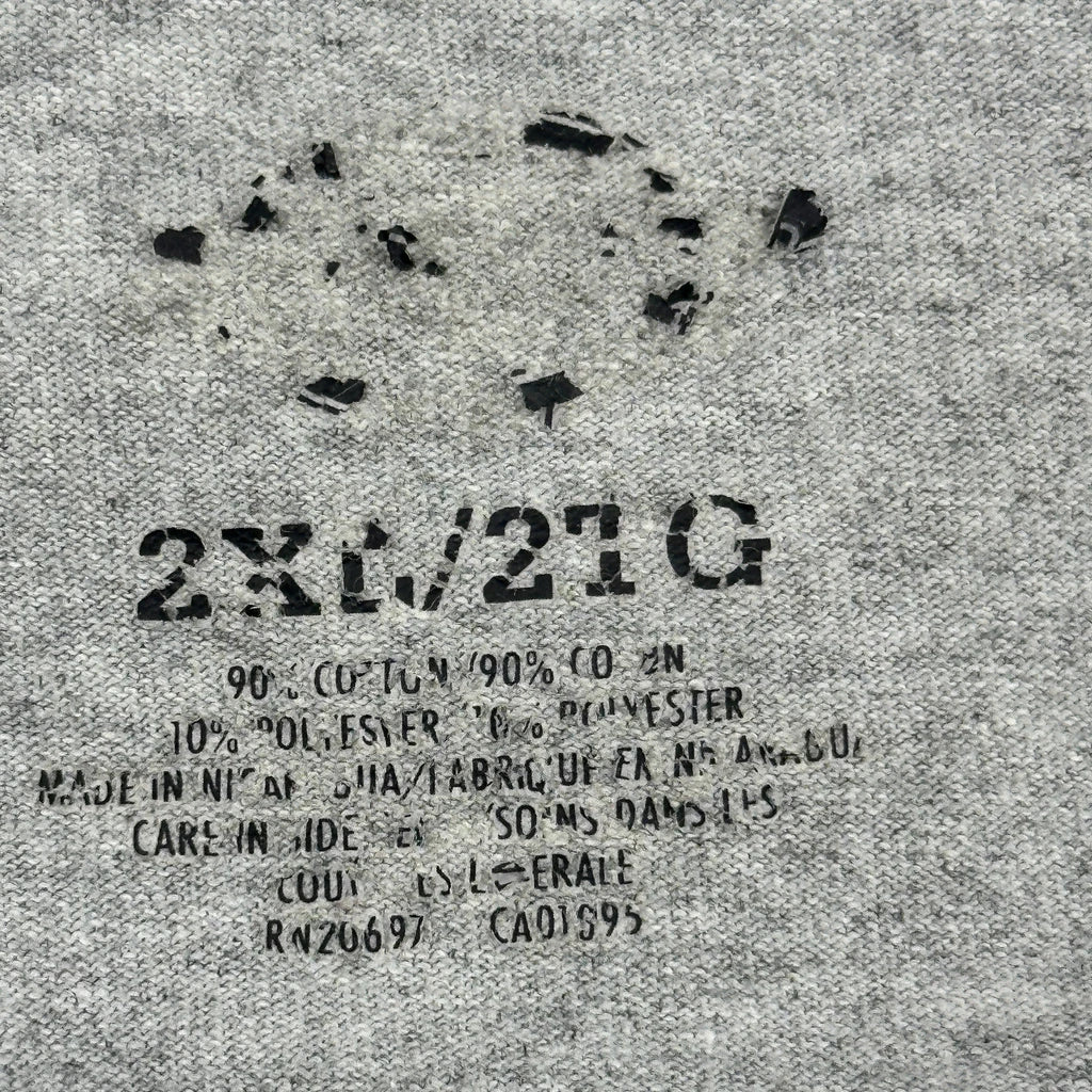 Dickies Long Sleeve T-Shirt - 2XL Grey Cotton Blend - Image 3