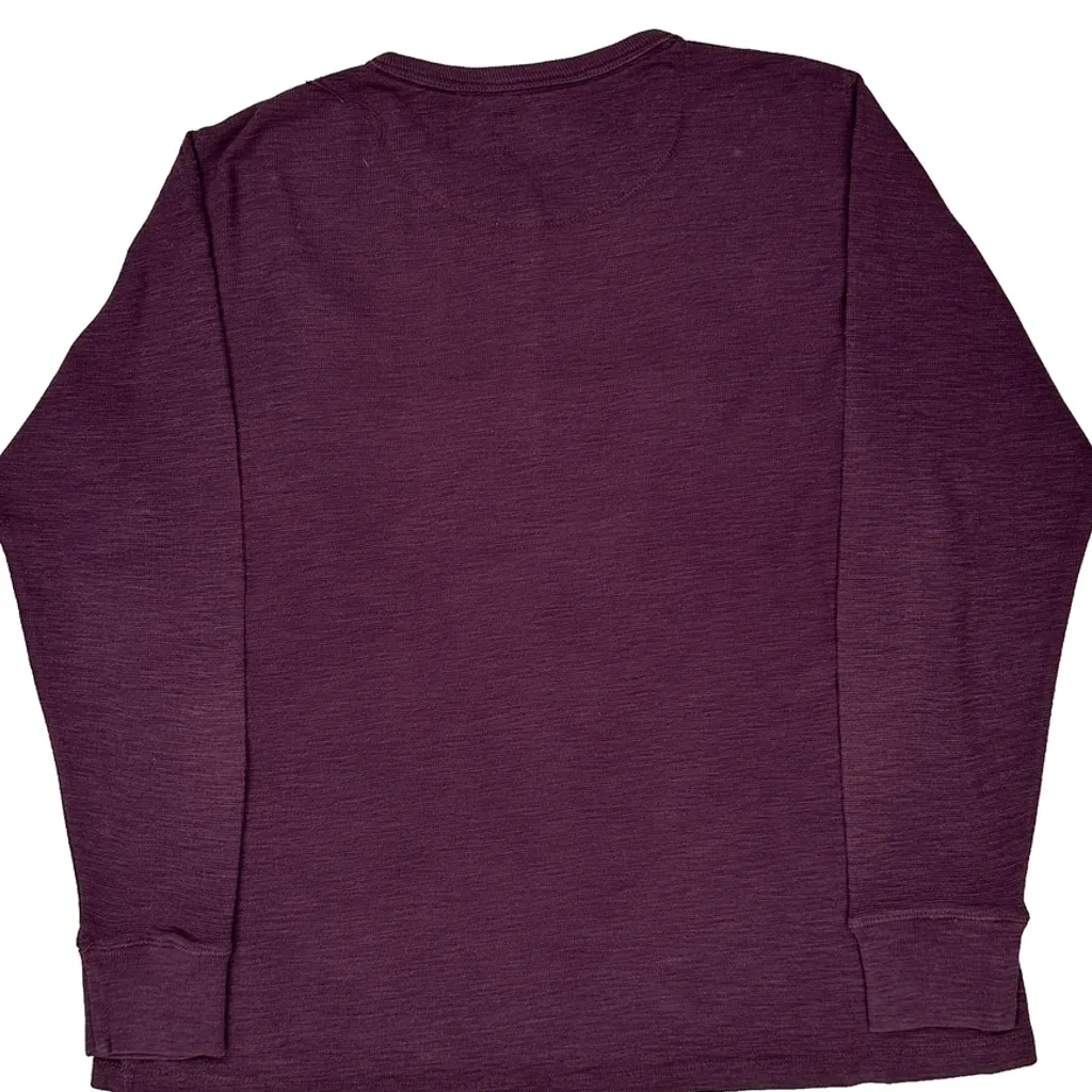 Dickies Long Sleeve T-Shirt - XL Purple Cotton - Image 6