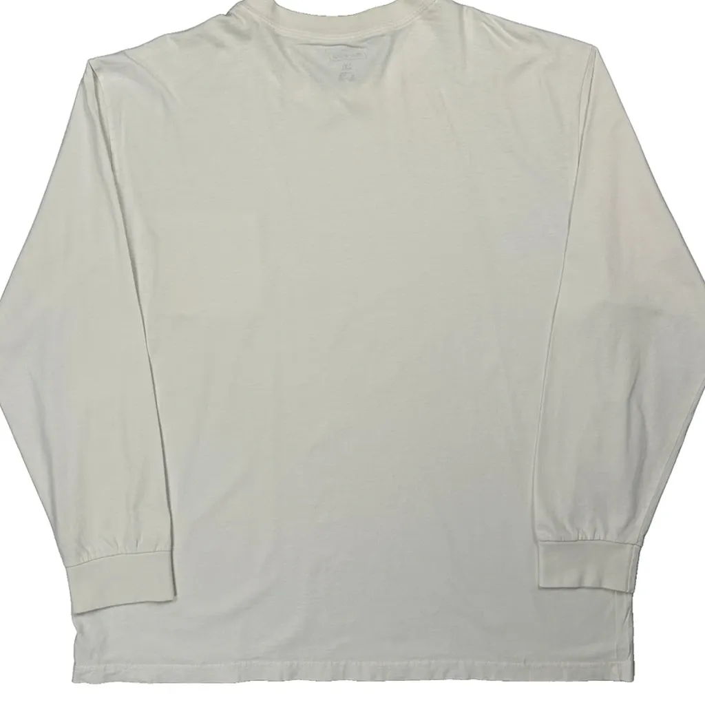 Dickies Long Sleeve T-Shirt - 2XL White Cotton - Image 6