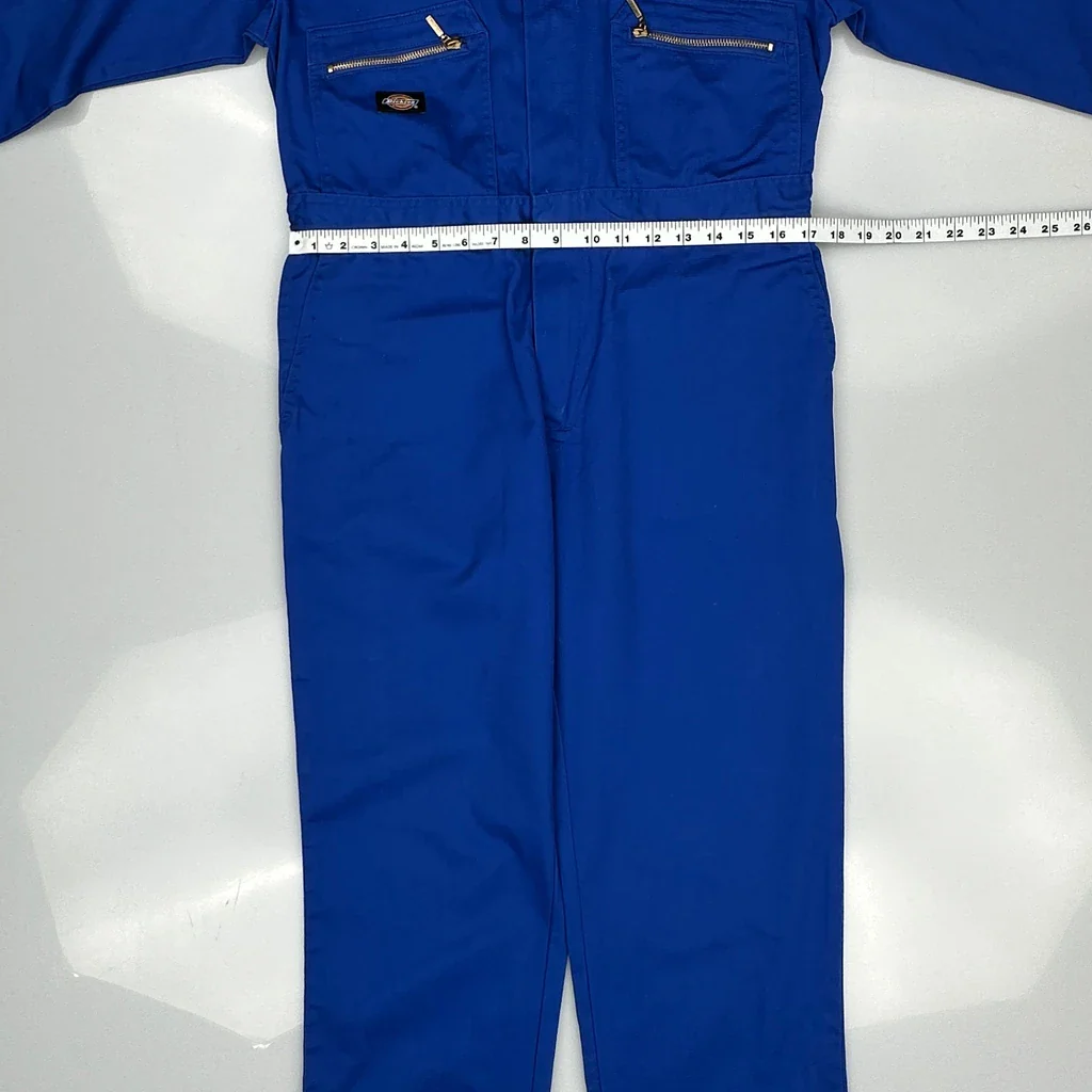Dickies Overalls - 34″ Waist Blue Cotton - Image 3