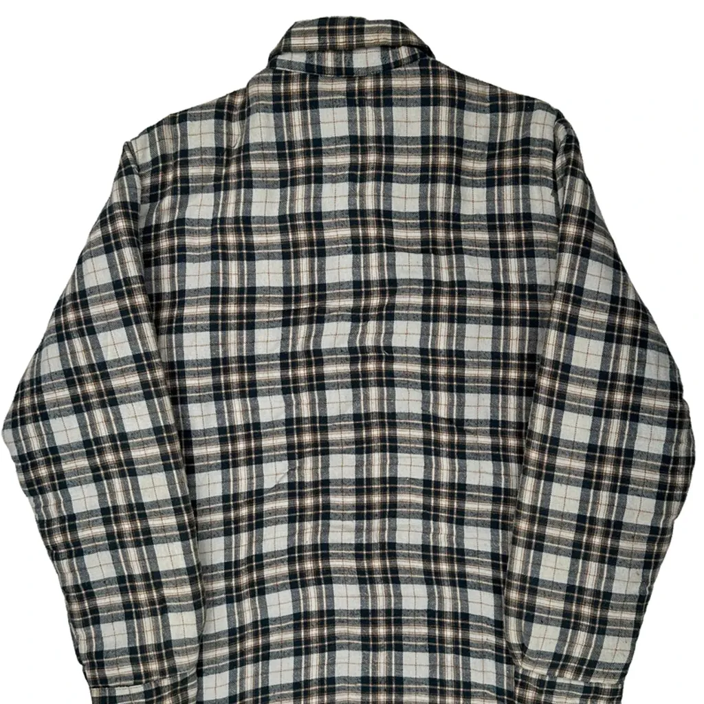 Dickies Checked Overshirt - Medium Beige Cotton - Image 6