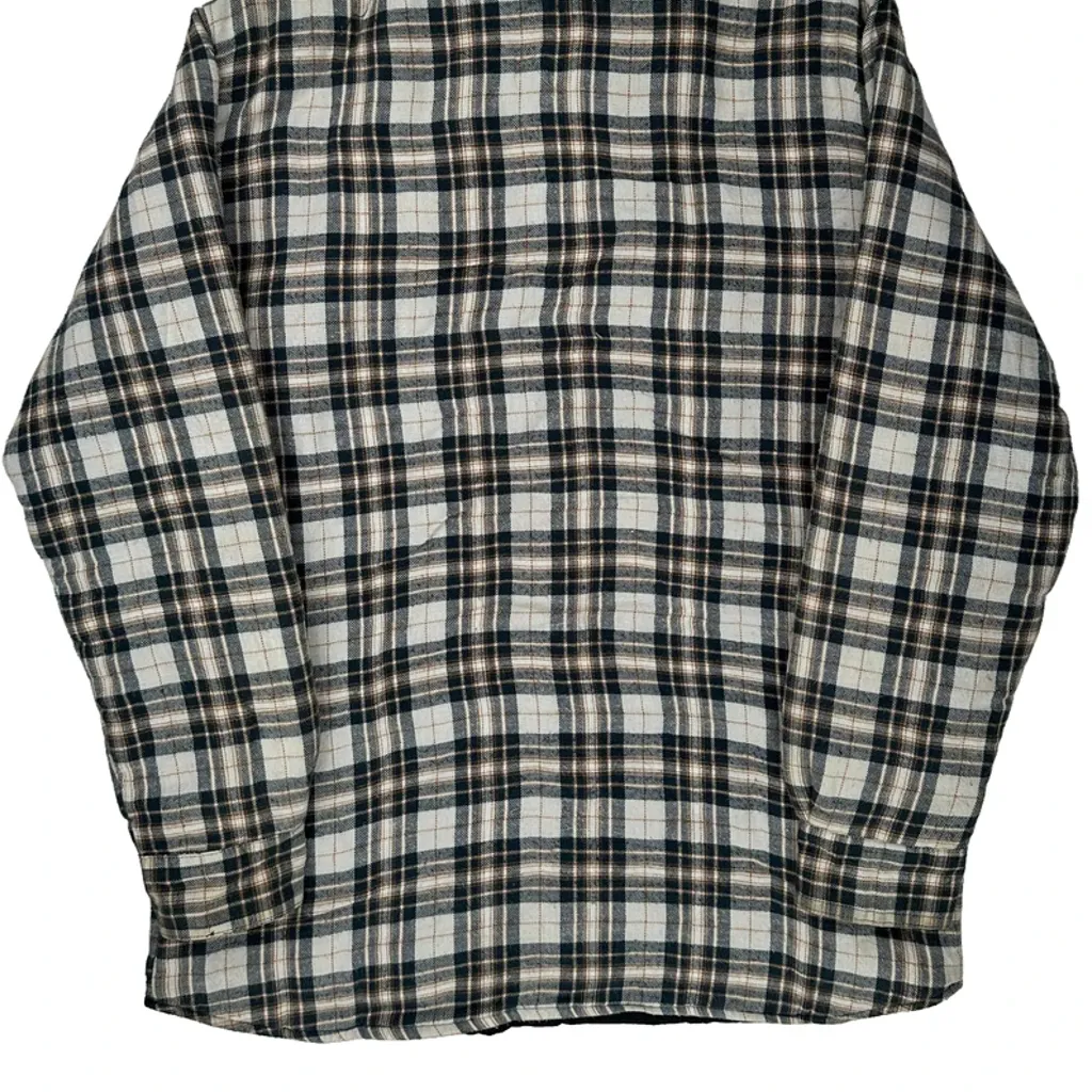 Dickies Checked Overshirt - Medium Beige Cotton - Image 7