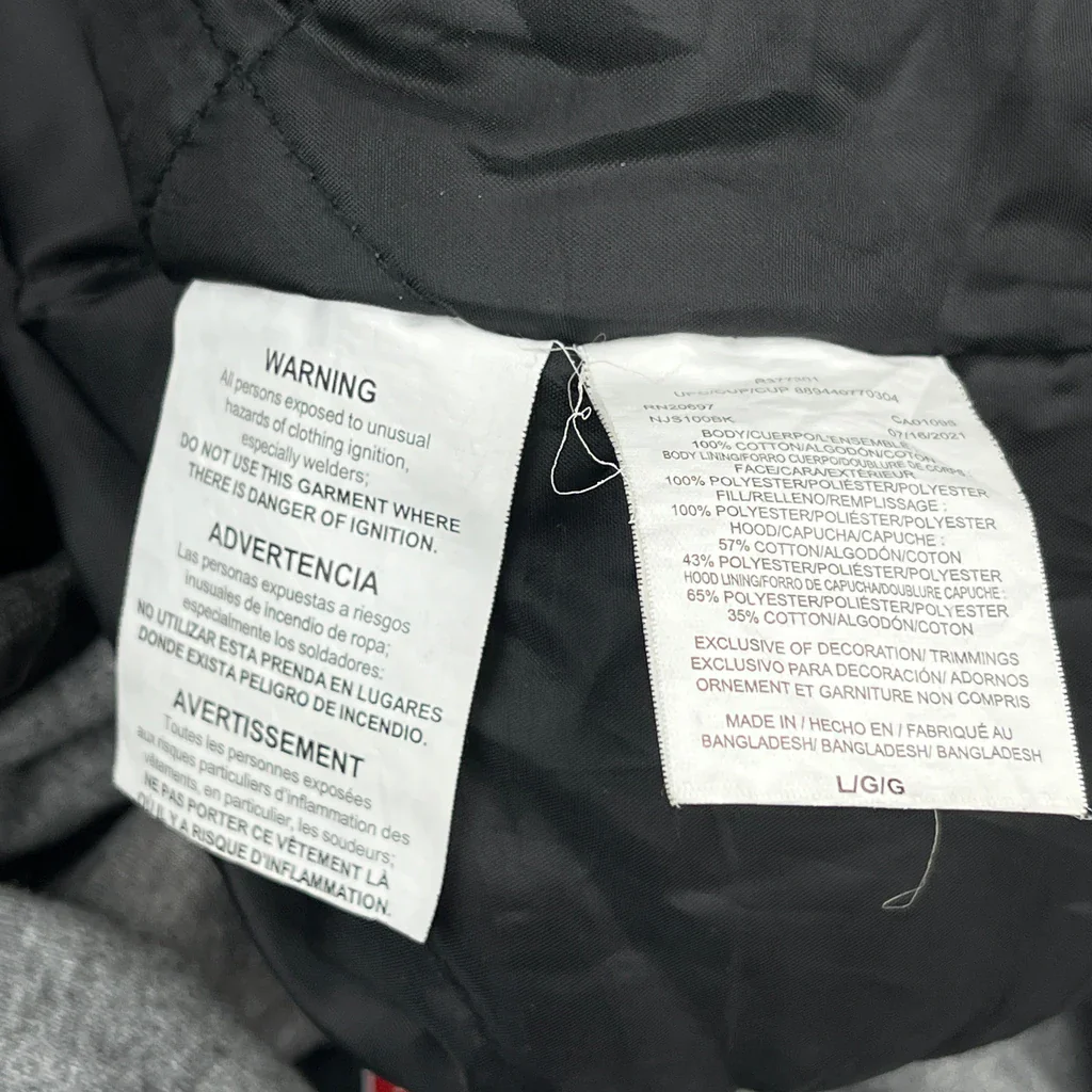 Dickies Overshirt - Large Black Cotton - Image 4