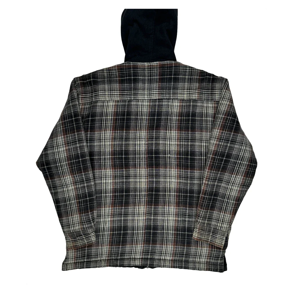 Dickies Checked Overshirt - Medium Black Cotton - Image 2