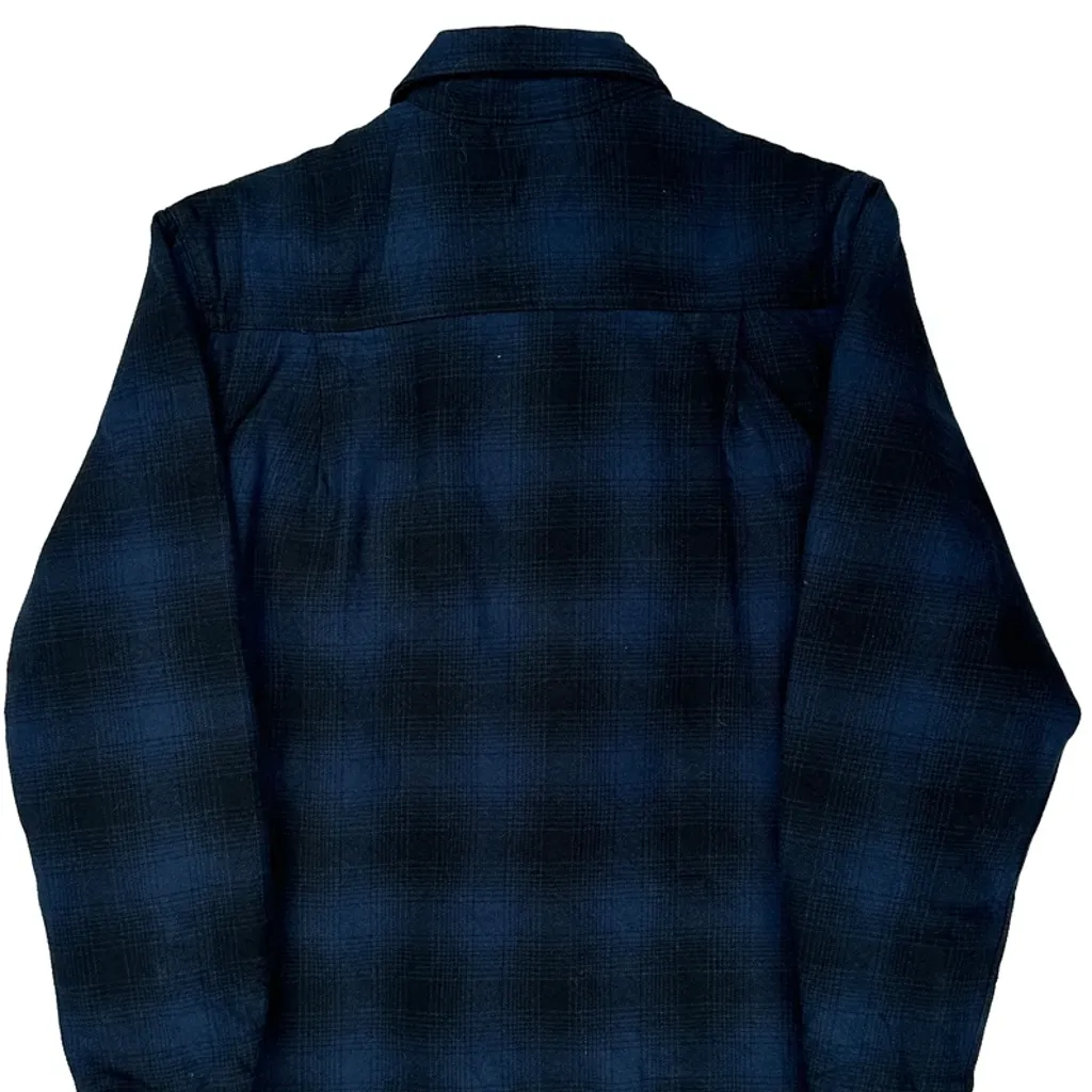 Dickies Checked Overshirt - Small Blue Cotton - Image 6