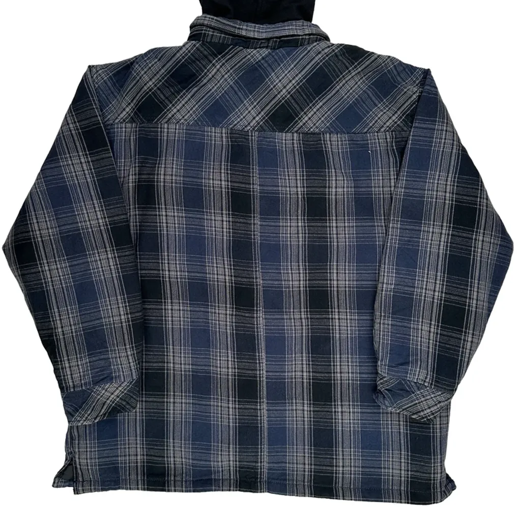 Dickies Checked Overshirt - 2XL Blue Cotton - Image 7