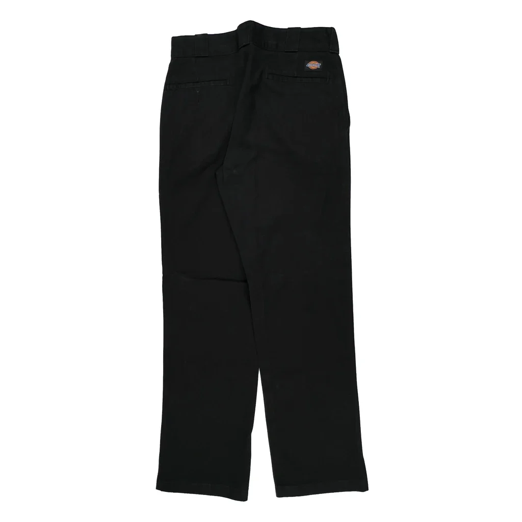 Dickies Pants - 29W 31L Black Polyester Blend