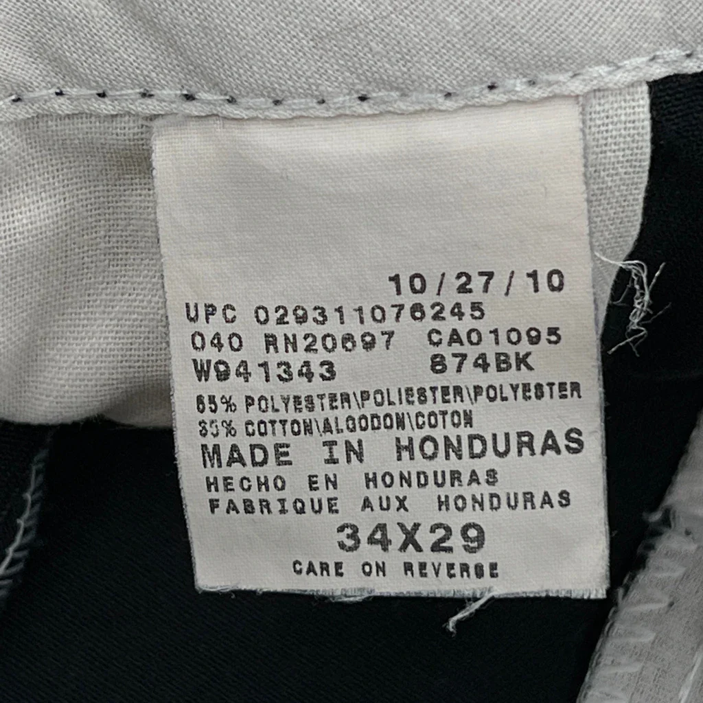 Dickies Pants - 34W 29L Black Polyester Blend - Image 6