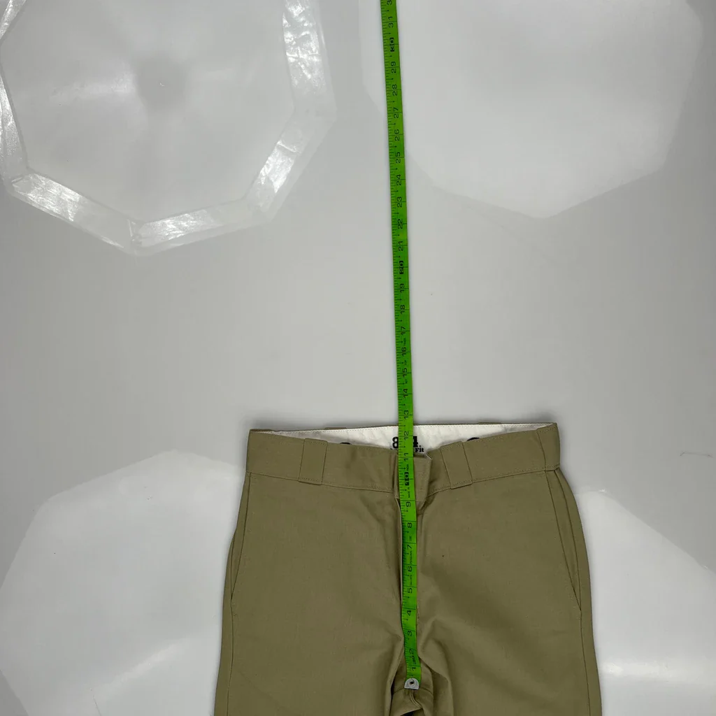 Dickies Pants - 28W 32L Khaki Cotton - Image 4